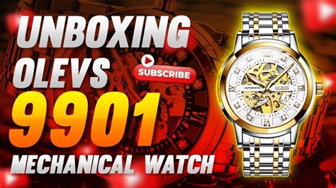 Olevs Automatic Mechanical Watch Unboxing Youtube