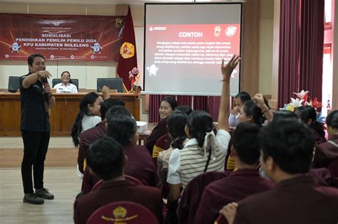 KPU Buleleng Gencarkan Sosialisasi Pemilu Tahun 2024 Kepada Generasi Muda