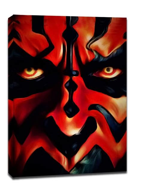 Face It Star Wars Gwiezdne Wojny Darth Maul Obraz Na P Tnie X