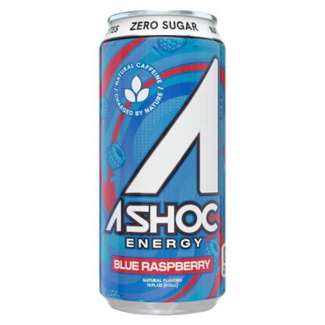 Ashoc Accelerator Blue Raspberry Energy Drink Can 16 Fl Oz Smiths