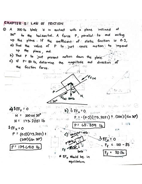 Solution Statics Of Rigid Bodies Friction Studypool