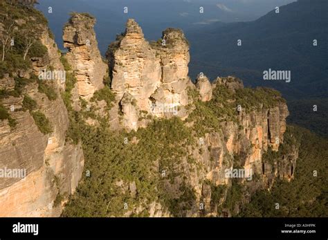 The Three Sisters as seen from Echo Point Katoomba NSW Australia Stock ...