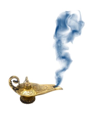 Smoking Genie Lamp Genie Alladin Magic Genie Golden Png Transparent