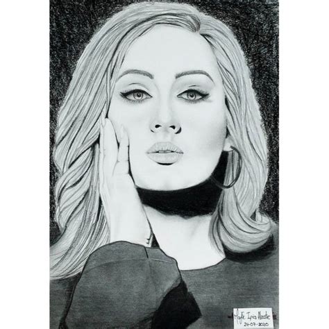 Significativo Violento Guante Dibujos De Adele A Lapiz Medicinal