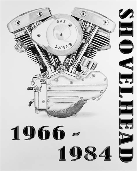 Shovelhead Engine Drawing