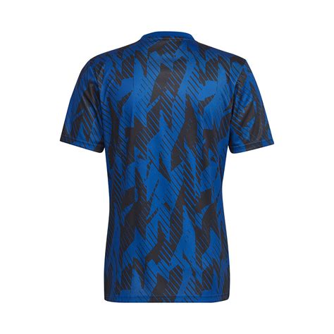 T Shirt Adidas Argentina Pre Match Mundial Qatar Royal Blue Black