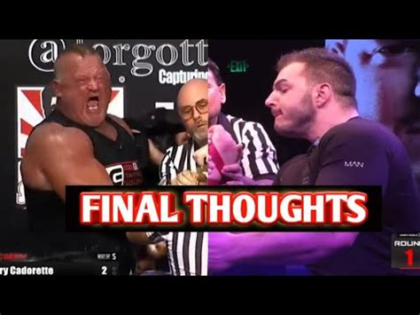 Jerry Cadorette Vs Ermes Gasparini East Vs West 8 FINAL THOUGHTS