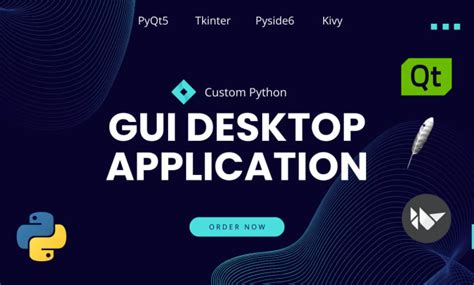 Develop Desktop Applications Gui In Python Using Pyqt5 Tkinter And Pyside6 By Laiba5109 Fiverr