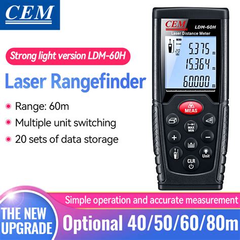 Cem Ldm H Laser Rangefinder Handheld Electronic Ruler Infrared M