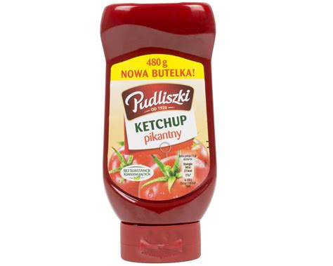 Pudliszki Ketchup Pikantny 480g Delikatesy Echt Pol