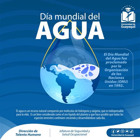 Univer De Guayaquil On Twitter En El D Amundialdelagua Convocamos