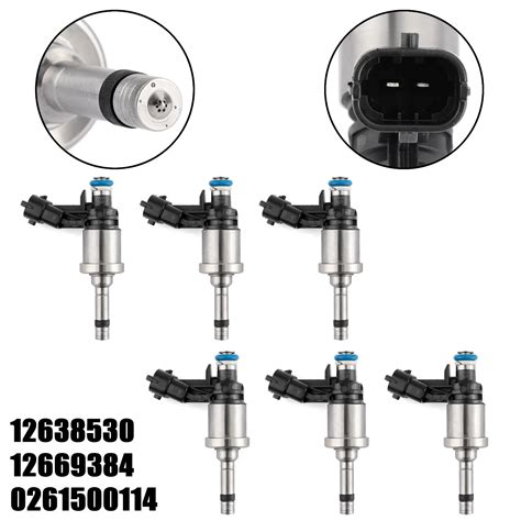 X Fuel Injectors For Cadillac Cts Sts For Chevrolet Camaro Traverse