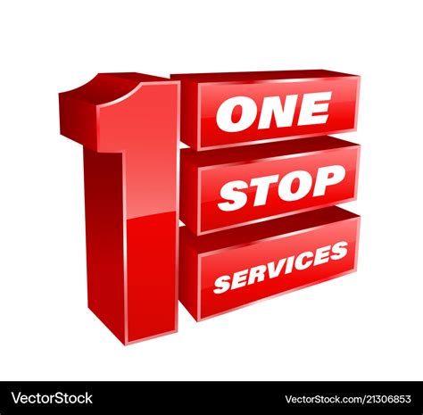 Stop Services Banner Royalty Free Vector Image