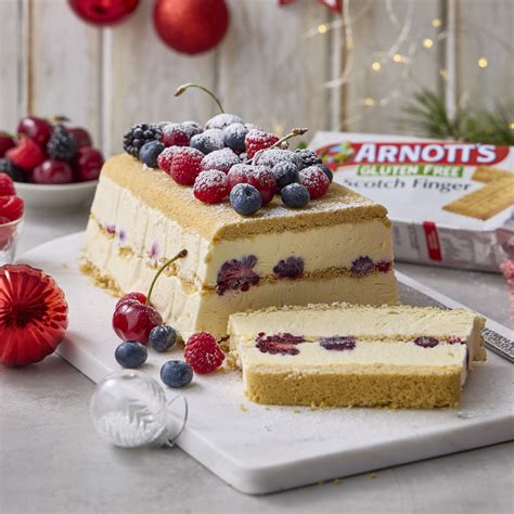 Arnotts Scotch Finger Berry Ice Cream Cake Easy And Creamy Ice