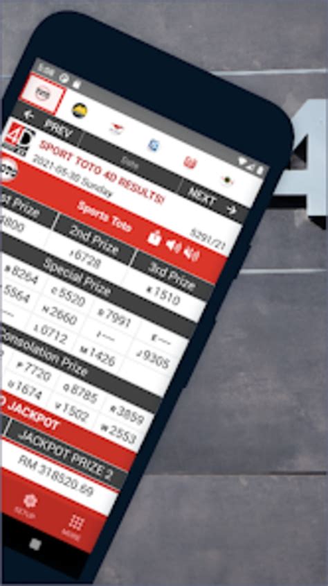 TOTO 4D Live 4D Results Android 版 下载