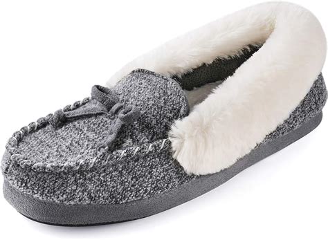 Ultraideas Womens Memory Foam Moccasin Slippers Amazonca Shoes And Handbags