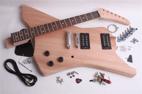 Electric Guitar Kit Explorer Style Guitar Bodies And Kits From Byoguitar