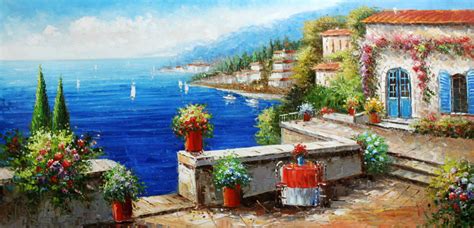 Mediterranean Paintings N03 - Art in Bulk