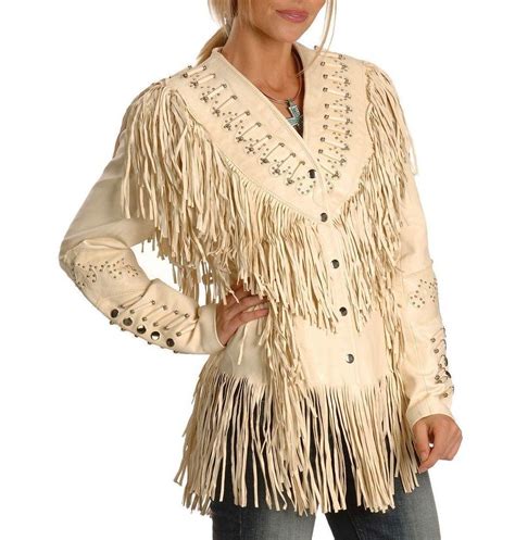 New Western Women S Cow Leather Jacket With Fringe And Bone All Size By Ileathers On Etsy