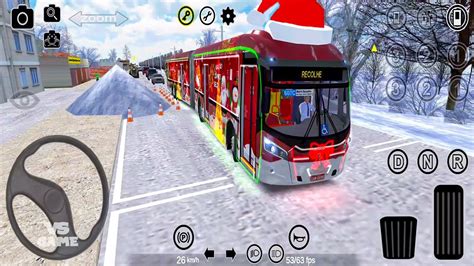 Proton Bus Simulator Urbano New Winter Map Bus Driving On Snow