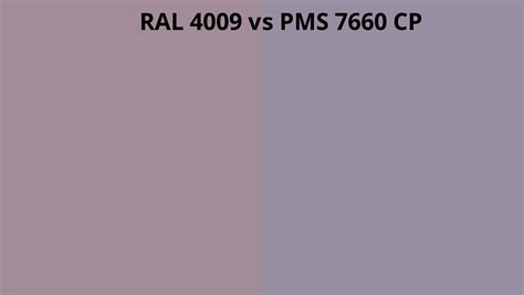 Ral 4009 Vs Pms 7660 Cp Ral Colour Chart Uk