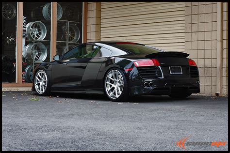 Black Audi R8 With Prior Design Body Kit And Adv1 Wheels Flickr