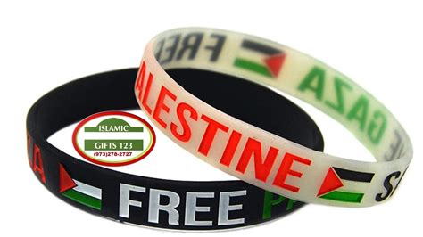 Buy Islamic Gifts 123 973 278 2727Palestine Wristbands 48 Pack BULK