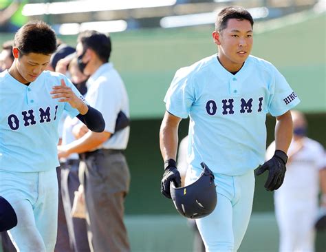 近江・山田陽翔、フェンス直撃打で高校野球に幕 ドラフトへ「指名いただけるまで落ち着かない」 高校野球写真ニュース 日刊スポーツ