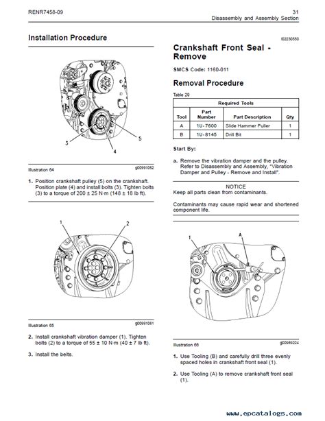 Caterpillar C7 Engine Disassembly and Assembly Manual