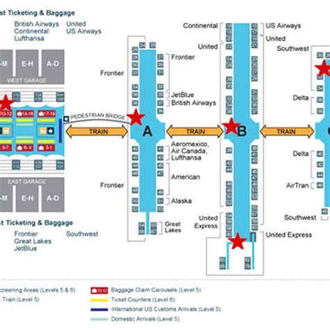Denver Airport Smoking Area Map
