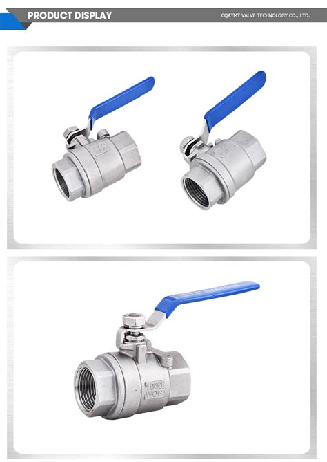 Cqatmt Stainless Steel Ball Steam Valve Valves Stainless Steel 2 Pcs