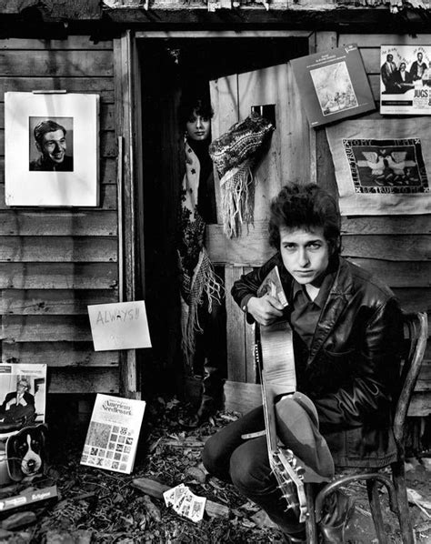 Daniel Kramer Bob Dylan And Sara Dylan At Shack Woodstock Ny At