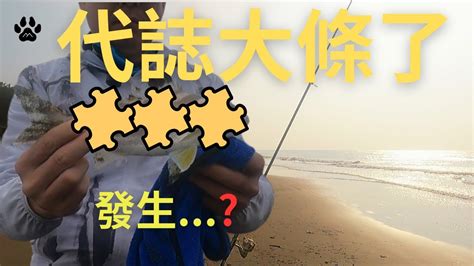 代誌大條了好事要發生了嗎山狗大釣魚遠投沉底fishing台湾釣り永安漁港 Youtube