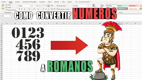 Como Convertir Numeros A Romanos Facil Y Rapido En Excel Youtube