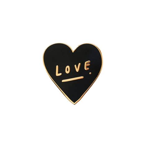 Love Heart Enamel Pin Heart Enamel Pin Enamel Pin Badge Enamel Lapel