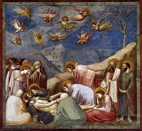 Lamentation The Mourning Of Christ Giotto Di Bondone