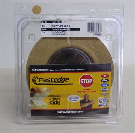 Fe Wp No Fastcap Fastedge Edge Banding Tape Ft Roll Wood