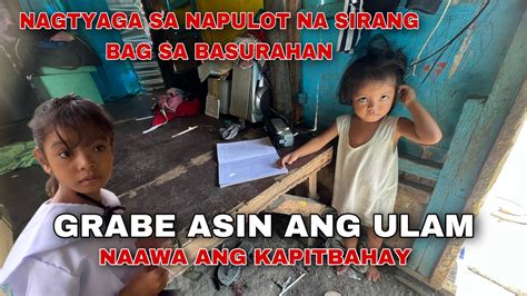 KAWAWANG ESTUDYANTE PUMASOK NA ASIN ANG PAGKAIN NAGTITIIS SA SIRANG BAG