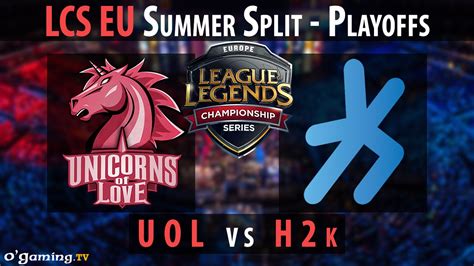 H2k Vs Unicorns Of Love LCS EU 2015 Summer Split Playoffs Petite