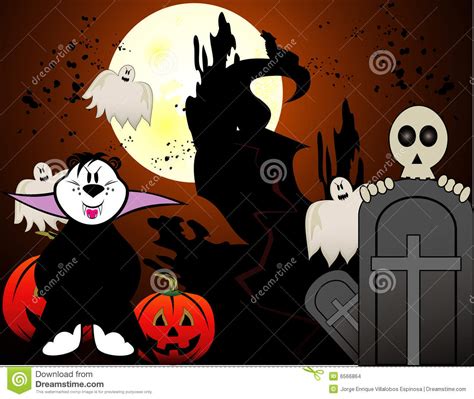 Halloween Cartoon Ghost Vector Stock Vector - Image: 6566864