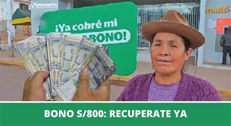 Consulta El Enlace Oficial Para La Entrega Del Bono De 800 Soles En