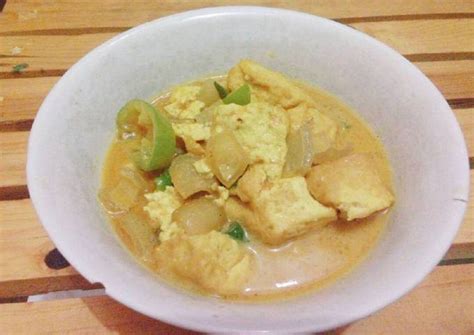 Resep Sayur Tahu Kulit Bumbu Kuning Oleh Kim Ns Cookpad