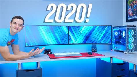 My Modern 2020 Desk Setup Tour Youtube