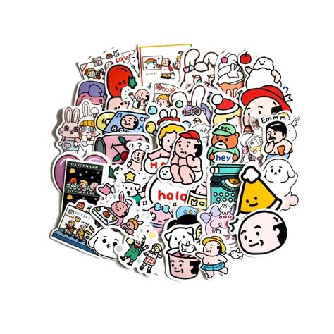 Unids Pack Corea Dibujos Animados Mini Diy Animaci N Pegatina