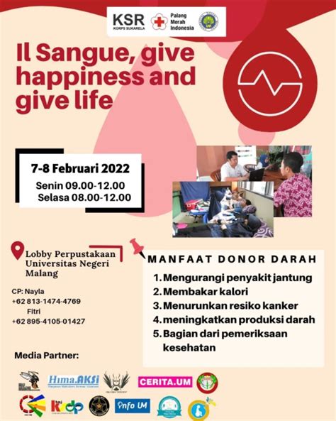 Donor Darah Universitas Negeri Malang AtmaGo