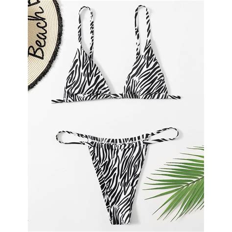 Micro Bikini Women Swimsuit Female Swimwear Mini Thong Bikinis Set