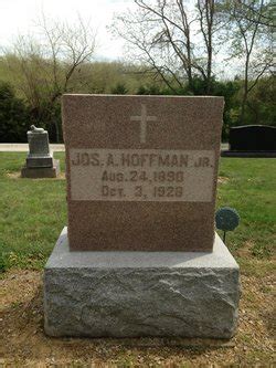 Joseph Anton Hoffman Jr 1890 1928 Mémorial Find a Grave