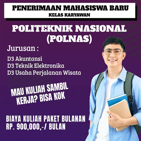 Kuliah Fleksibel Dan Biaya Terjangkau Di Politeknik Nasional Kuliah