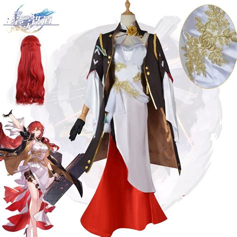 Honkai Himeko Cosplay Kost M Per Cke Spiel Honkai Star Rail Cosplay