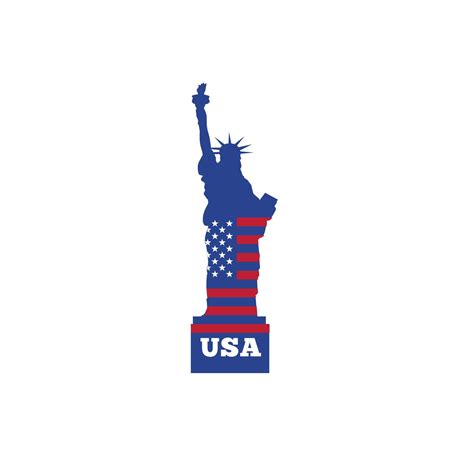 Isolated round shape American flag vector logo. 11442835 Vector Art at ...